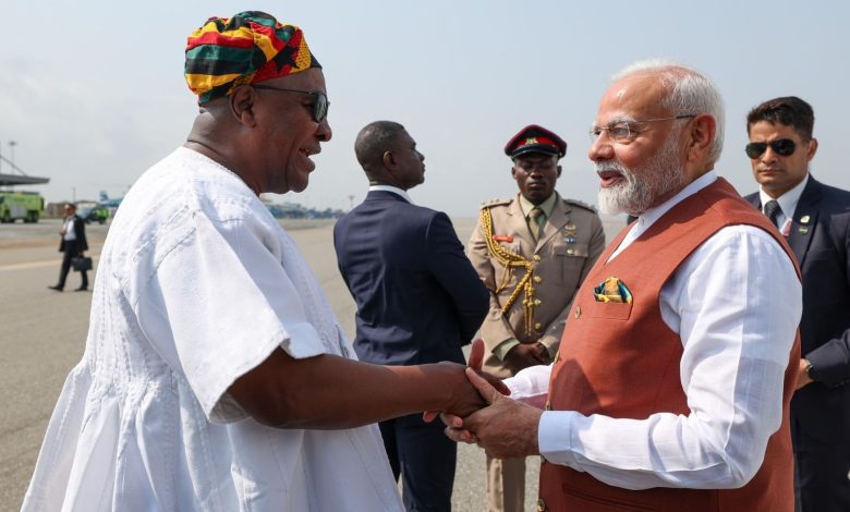 PM Modi in Ghana: As long as the sun and moon exist… this is how PM Modi was welcomed in Ghana, shared the video