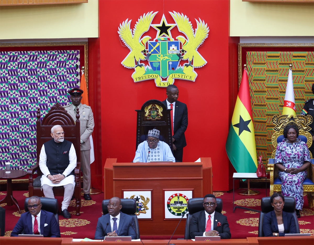 PM Modi Ghana visit: Some wore turbans, some wore suits… This is how MPs reached Ghana's parliament to listen to PM Modi