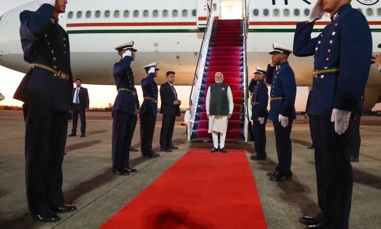 PM Modi arrives Brasilia: PM Modi reached Brasilia, warm welcome with Shiv Tandava, enthusiasm seen among people