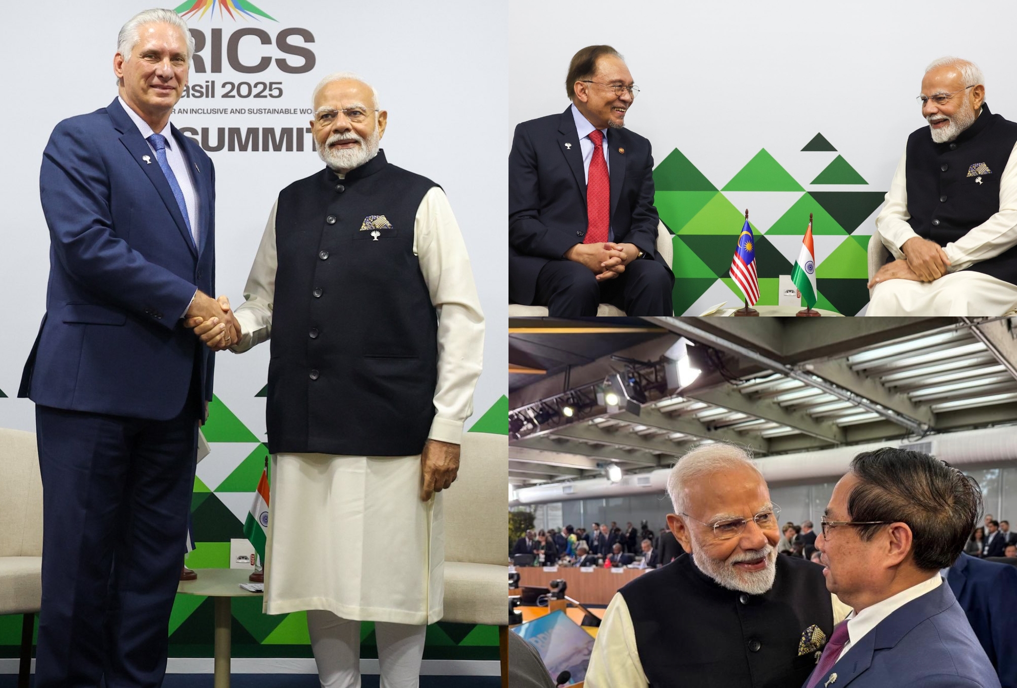 BRICS Summit 2025: Prime Minister Modi met the leaders of Cuba, Malaysia and Vietnam at the BRICS summit, discussed bilateral relations