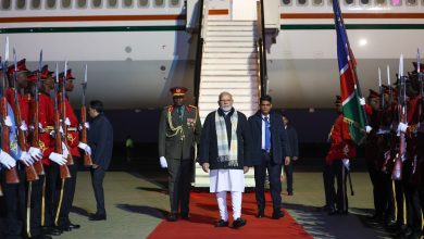 PM Modi Namibia visit: PM Modi received a grand welcome in Namibia, 21 gun salute given at State House