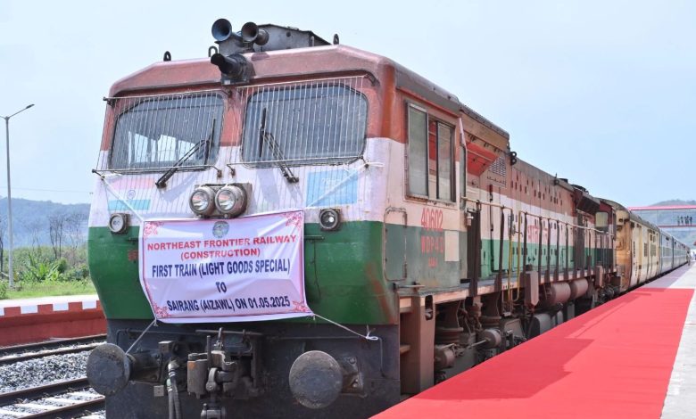 Bairabi-Sairang Rail Line: Work on Bairabi-Sairang railway line completed, train from Delhi to Aizawl after 77 years of independence