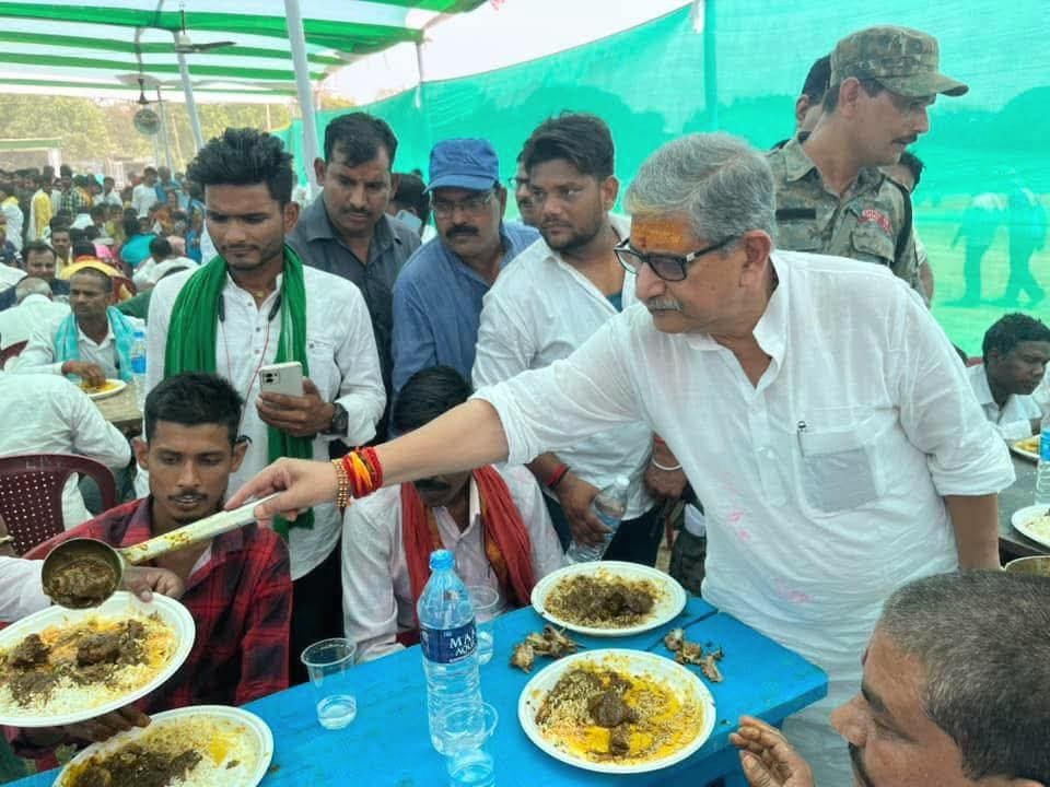 Lalan Singh Mutton Party: Controversy over Union Minister Lalan Singh's mutton party in Sawan, RJD called it an insult to the faith of Hindus
