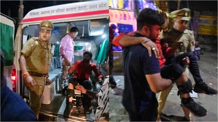 Ghaziabad Kanwariya Accident: A speeding ambulance hit a Kanwariyas' scooter in Ghaziabad, 2 Kanwariyas died, three injured