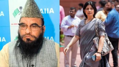 Sajid Rashidi on Dimple Yadav: Maulana Sajid stands by his statement, Dimple Yadav reminded him of Manipur on NDA's performance in Parliament