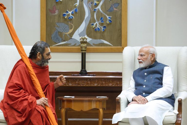 Dr. Rameshwar Rao met PM: MyHome Group Chairman Dr. Rameshwar Rao and Tridandi Chinna Jeeyar Swamy met PM Modi, invited him for the Statue of Equality