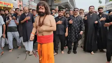 Uttar Pradesh News: Who is the Hindu saint who bled himself in the Moharram procession in Lucknow?