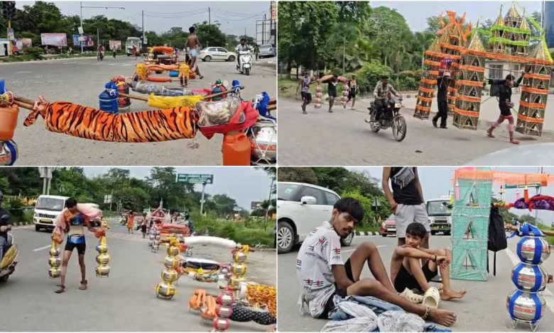 Kanwar Yatra 2025: The increasing crowd of Kanwariyas on the highway has increased the danger, the administration is appealing