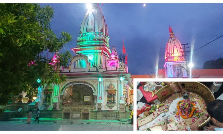 On the first Monday of Sawan, a flood of devotees gathered at Daksheshwar Mahadev temple in Haridwar