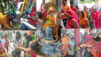 Sawan Ka Pehla Somwar 2025: The first Monday of Sawan saw a huge crowd of devotees in the Shiva temples of Madhya Pradesh