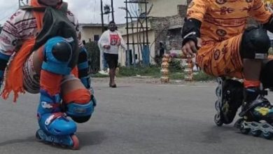 Two innocent children set out to fetch Gangajal by skating, created history in Kanwar Yatra