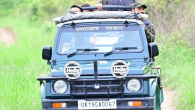 There was a stir over the lapse in the security of Chief Minister Dhami, jungle safari in a non-fitness vehicle