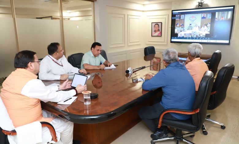 CM Dhami took charge amidst rain and crowd