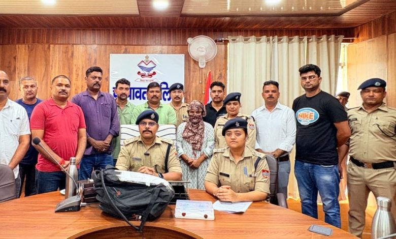 Big disclosure of drug smuggling in Champavat, MDMA worth Rs 10 crore found with woman