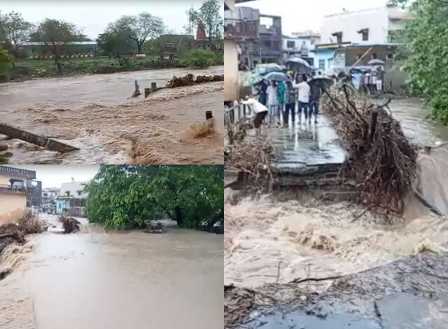 Rain wreaks havoc in MP, more than 20 areas submerged – bridges washed away, rescue operations underway