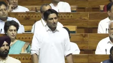 Parliament Monsoon Session: लोकसभा में दीपेंद्र हुड्डा का सरकार पर हमला बोले, "डोनाल्ड को चुप कराओ, नहीं तो मैकडॉनल्ड बंद कराओ"
