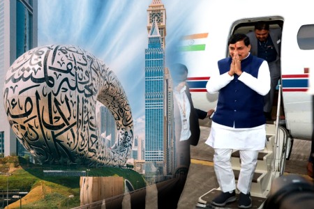 CM Mohan Yadav Foreign Trip: Madhya Pradesh Chief Minister Mohan Yadav left for Dubai and Spain tour, big preparations to bring foreign investment