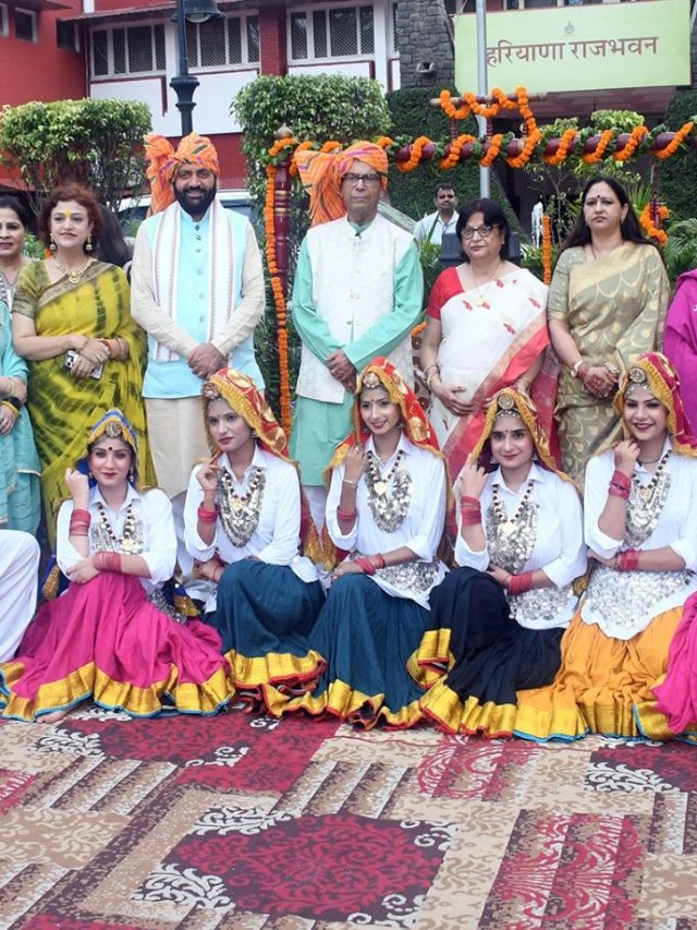 हरियाणा राजभवन में हरियाली तीज का भव्य आयोजन