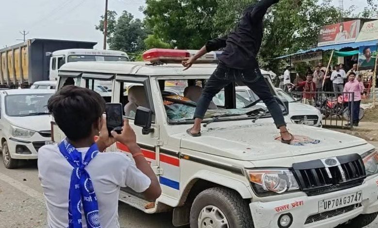 Prayagraj violence: Strict action on Prayagraj violence! 75 people arrested in Karchana, many strict sections including NSA imposed