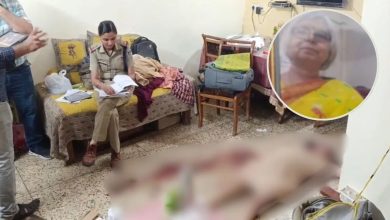 The floor of the room was found soaked in blood, the female professor had deep wounds on her neck and hands; she was recently transferred to Jabalpur