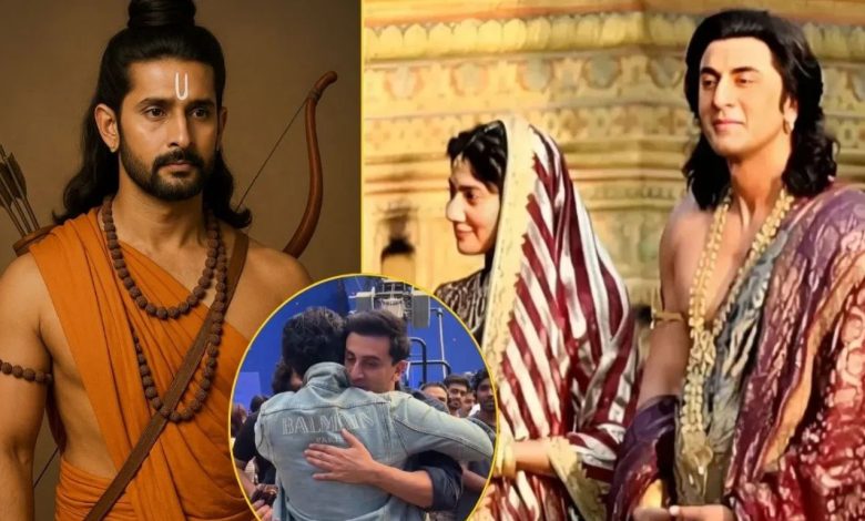 Ranbir Kapoor Ramayan: Ranbir Kapoor got emotional as soon as the shooting of 'Ramayana' ended, hugged 'Laxman' on the set