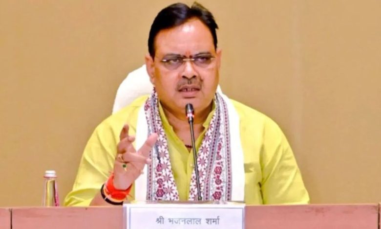 CM Bhanjanlal Sharma: CM Bhanjanlal Sharma got angry at Jodhpur airport, reprimanded the officers