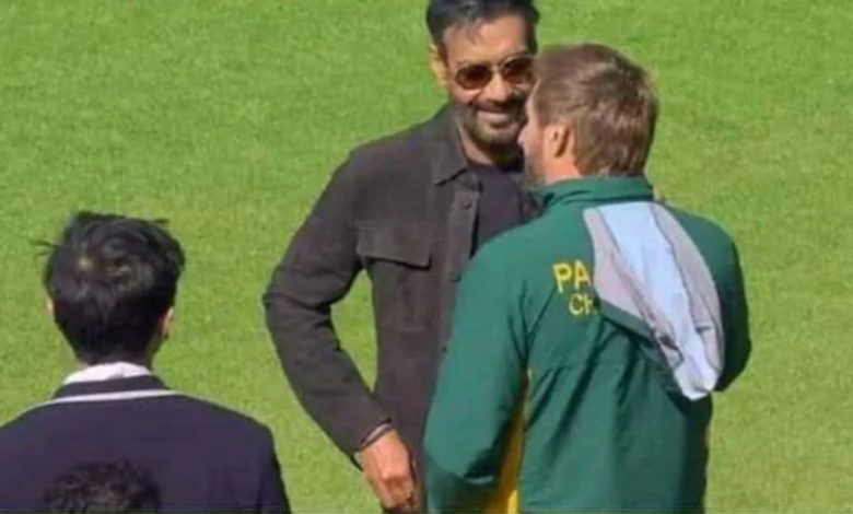 Ajay Devgn Meet Shahid Afridi: There was a ruckus over the viral picture of Ajay Devgan and Shahid Afridi, demand for boycott of 'Son of Sardar 2' was raised, know what is the truth