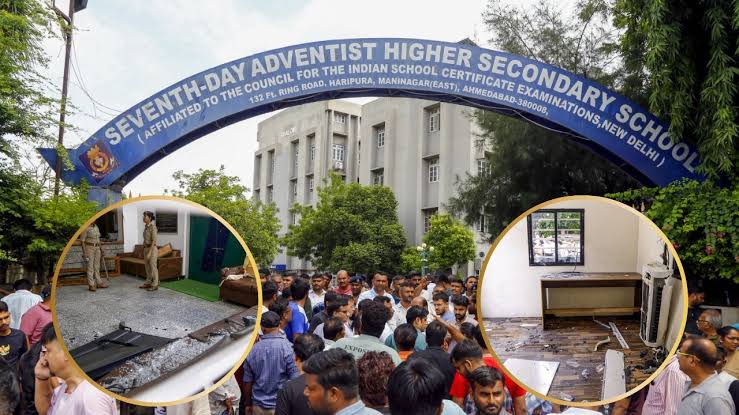 School Student Murder: The child was writhing in pain, the school was erasing the evidence with water, relatives in Ahmedabad accused the student of murder