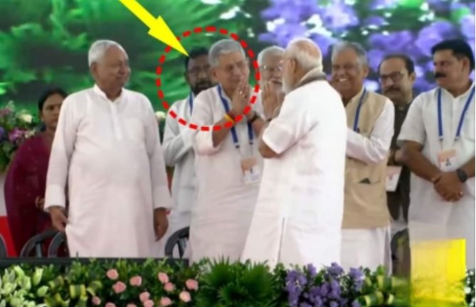 PM Modi Bihar visit: RJD MLAs seen on PM Modi's stage in Gaya rally
