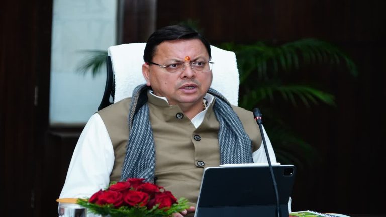 Chaos in Nainital district panchayat elections and Betalghat firing, CM Dhami orders CBI investigation