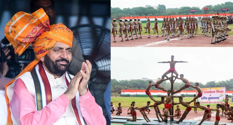 79th Independence Day celebrated in Haryana: सीएम नायब सिंह सैनी ने रोहतक में किया ध्वजारोहण, राज्यपाल और सहकारिता मंत्री भी रहे शामिल