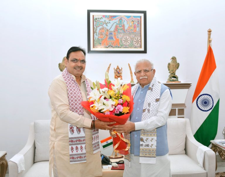 Bhajanlal Sharma Delhi Visit: Meeting of CM Bhajanlal and Manohar Lal in Delhi, master plan made on energy and urban development