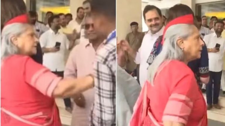 Jaya Bachchan Viral Video: Jaya Bachchan got into trouble for pushing a fan, Rupali Ganguly expressed her displeasure