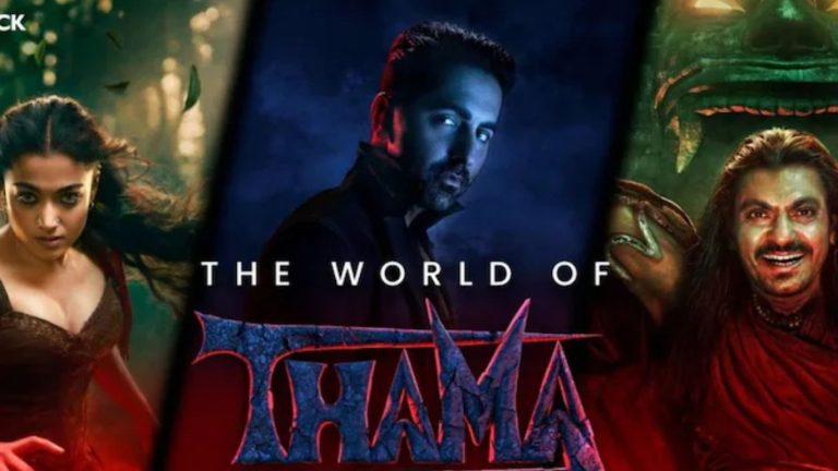 Thama Teaser: Horror-love story 'Thama's' explosive teaser released, fans are crazy about Nawazuddin Siddiqui's dialogue, Ayushmann-Rashmika's look also became a highlight
