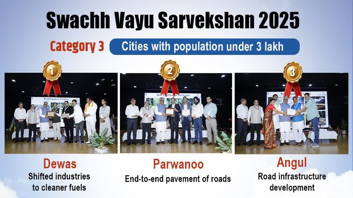 Parwanoo gets second place in the country in Clean Air Survey 2025, Himachal's efforts get national recognition