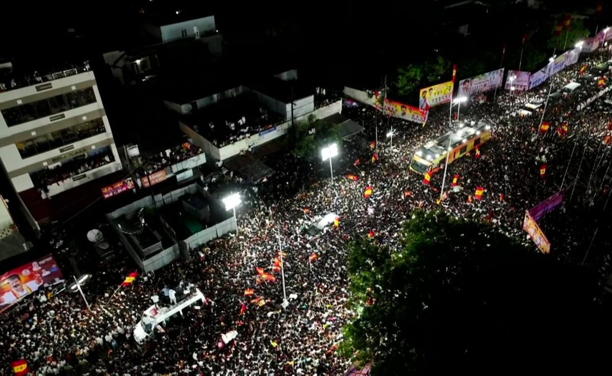Tamil Nadu Stampede: Vijay's party leader arrested, charged with multiple crimes; 41 killed in stampede