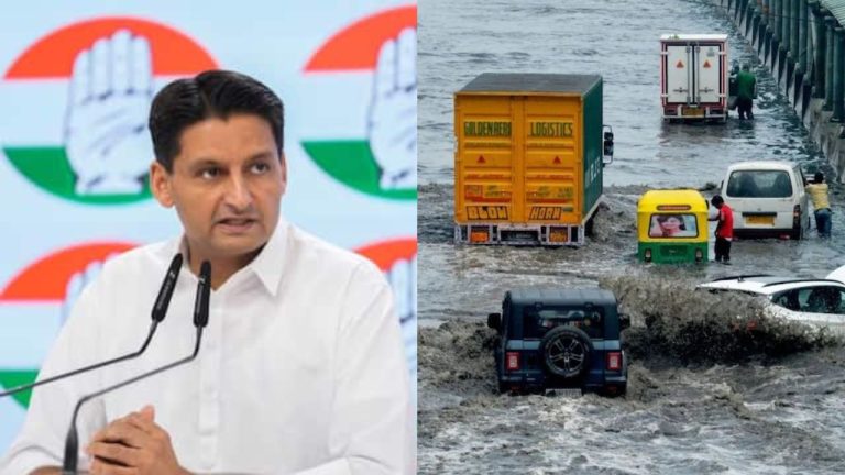 Waterlogging in Gurugram: गुरुग्राम में जलभराव से जाम और गंदगी, दीपेंद्र हुड्डा ने बीजेपी पर साधा निशाना