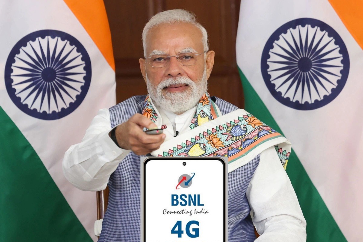 BSNL 4G Launch: The world will see the power of 'Make in India'! PM Modi will launch BSNL's indigenous 4G network on September 27th.