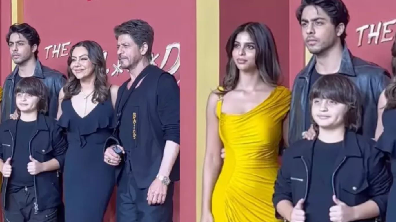 The Bads of Bollywood premiere: Aryan Khan's debut web series premieres in grand style, with the entire Shah Rukh Khan family present.