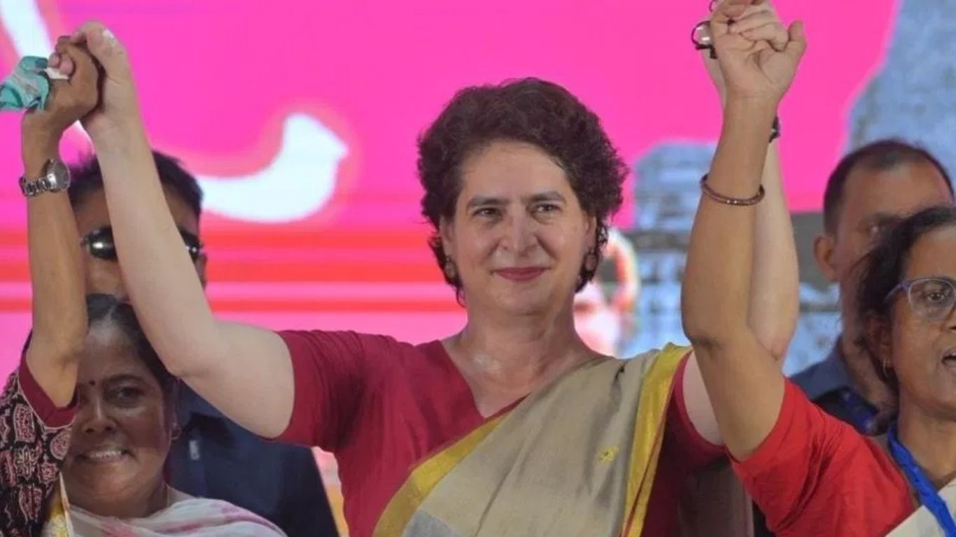 Priyanka Gandhi attacks NDA in Bihar election rally, raises questions on vote theft and women employment scheme