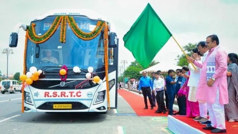 Rajasthan Roadways New Buses: New roadways buses launched from Jaipur, CM Bhajanlal Sharma flagged off