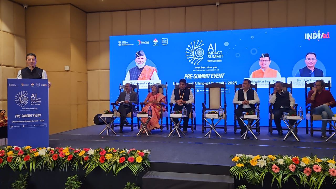 AI Impact Summit 2025 held in Uttarakhand, serves as a pre-summit platform for preparations for the 2026 India AI Summit