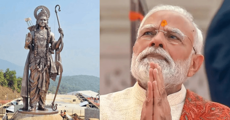 Tallest Lord Ram Statue Goa: Bow and arrow in hand, gentleness on face… PM Modi will unveil the world's tallest statue of Lord Ram, preparing to make history in Goa.