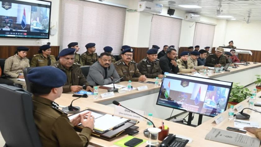 DGP Deepam Seth chairing high-level review meeting on Uttarakhand Police 2026 roadmap
