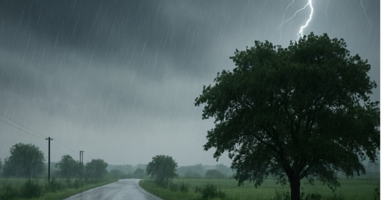 UP Weather Alert: IMD issues a major warning! Hailstorms in 15 districts of UP, with winds reaching 50 km/h.