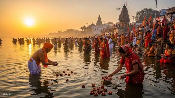 Makar Sankranti 2026 Ujjain Celebration: Devotees taking a holy dip in Shipra River during Makar Sankranti in Ujjain