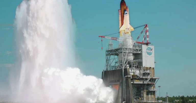 NASA water use during rocket launch