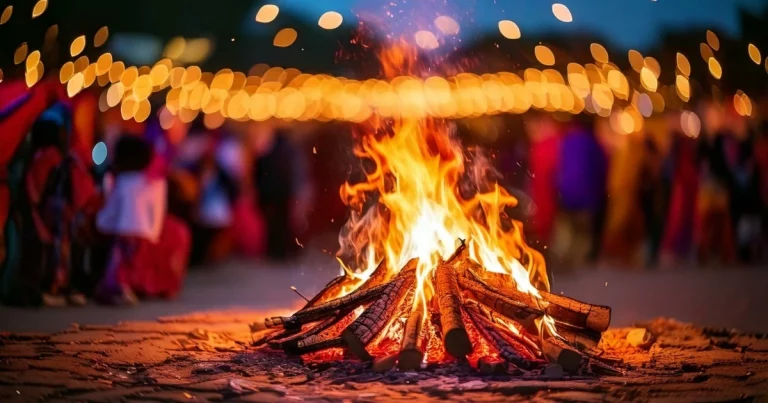 Holika Dahan 2026: Holika Dahan 2026 bonfire ritual performed during Phalguna Purnima after sunset
