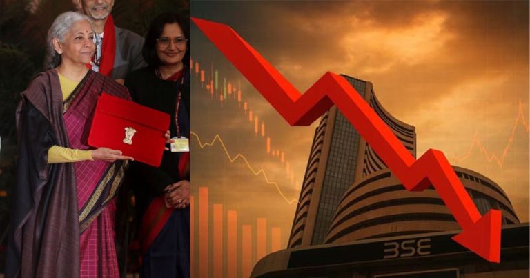 Budget Day Stock Market Crash