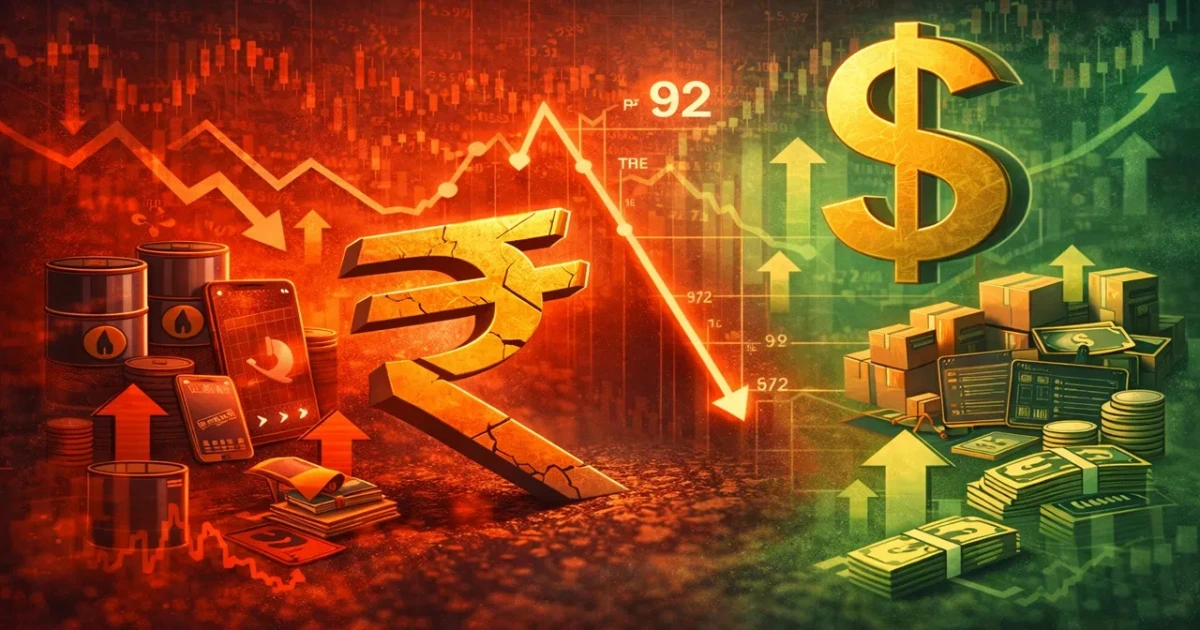 Crude Oil: Stock Market Today showing Sensex falling 240 points and Nifty trading lower amid weak global markets and rising prices.